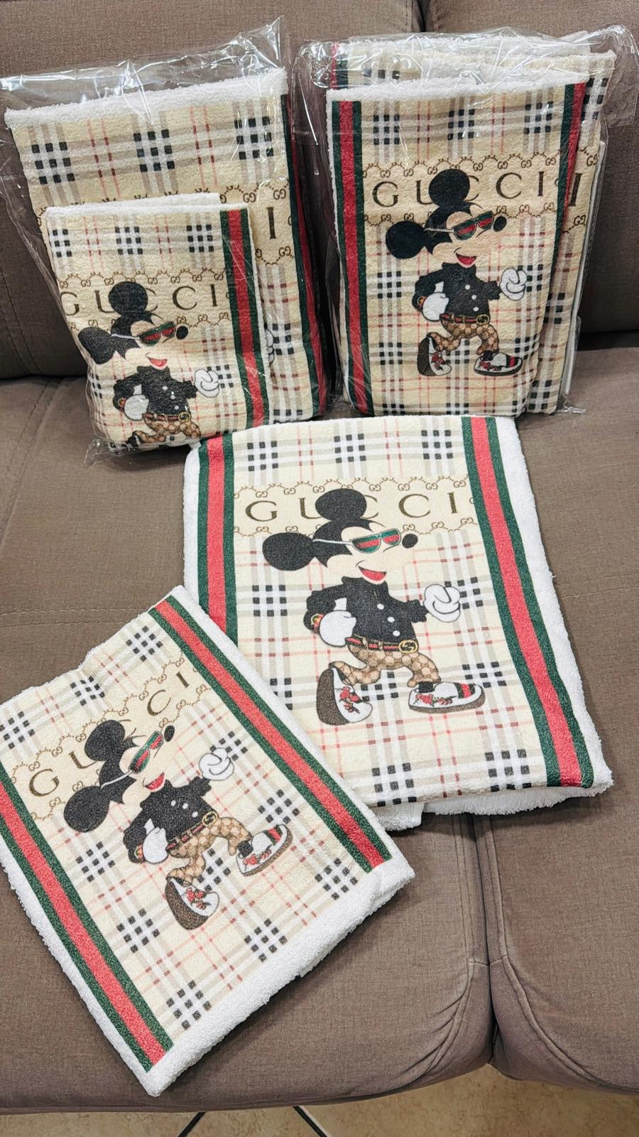 Set asciugamani logo